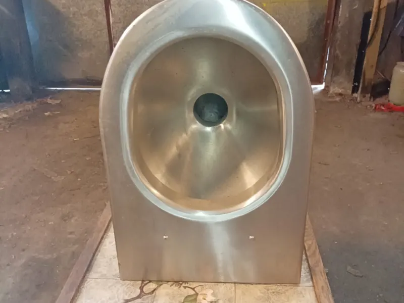 Toiletskål i rustfrit stål