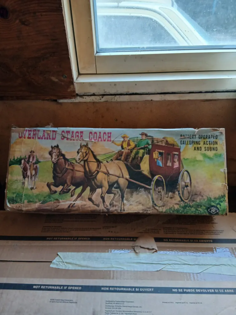 Overland stage coach