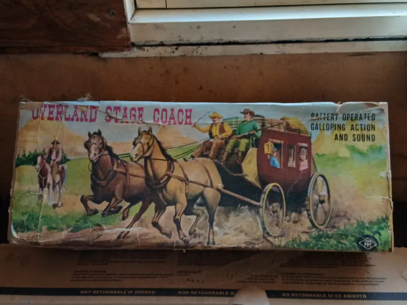 Overland stage coach