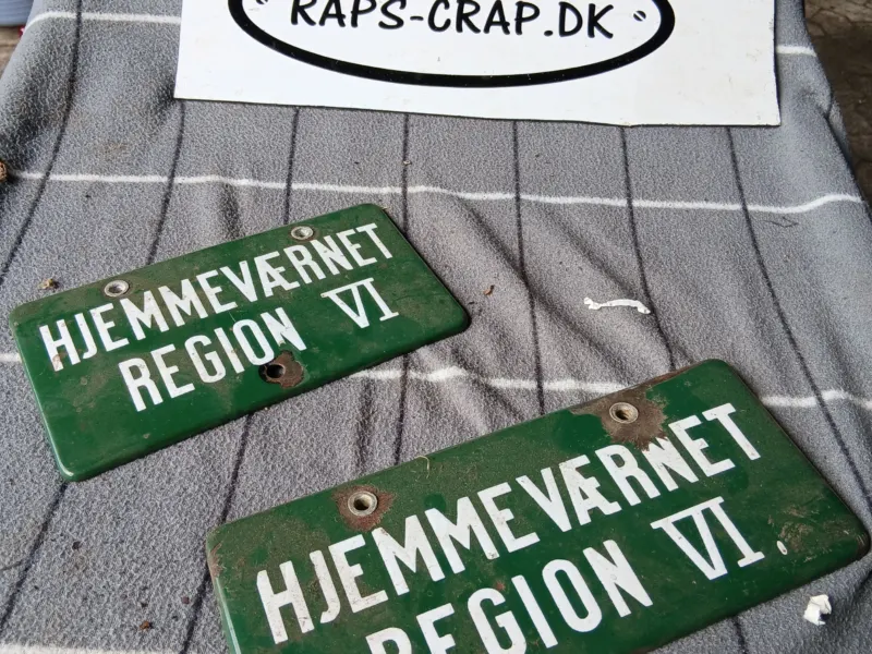 Hjemmeværnet emaljeskilte
