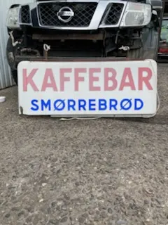 Kaffebar/Cafeteria skilt